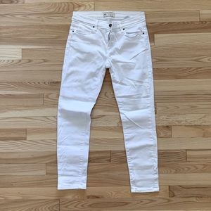 Free People White Skinny Jeans